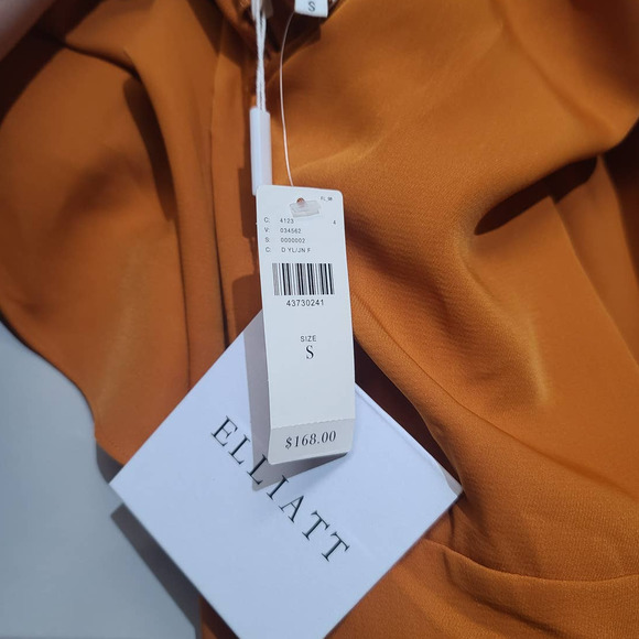 Anthropologie ELLIATT Aurelia Cold Open Shoulder Jumpsuit Pants NWT Size Small - Picture 7 of 7